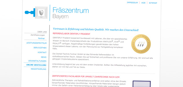 Website aufrufen