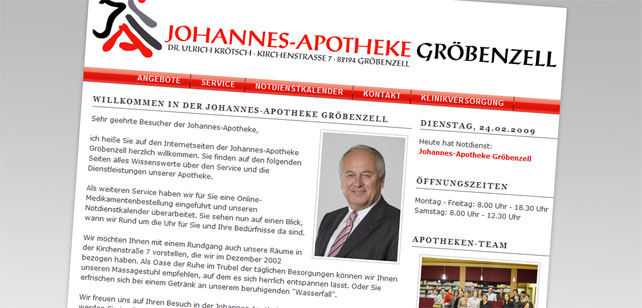 Website aufrufen